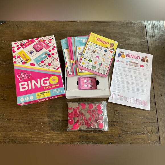 The Golden Girls Bingo Party Game - Picture 3 of 3